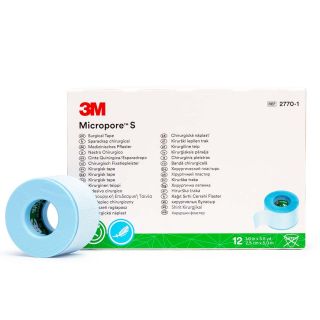 3M Micropore S ruban adhésif en silicone 25mm, 12pcs 1 Starry cils