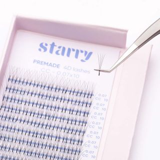 4D Bouquets pré-fait D 0,07 (384 bouquets) 0 Starry cils