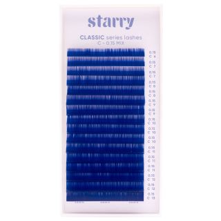 Cils bleus C 0.15 MIX 6-13mm 0 Starry cils