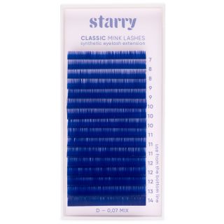 Cils bleus D 0.07 MIX 7-14mm 0 Starry cils