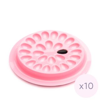 Support colle jetable, rose 10 pcs 1 Starry cils