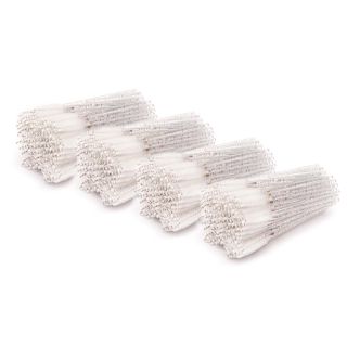 Brosse à cils 4x100 pcs, argent pailleté 0 Starry cils