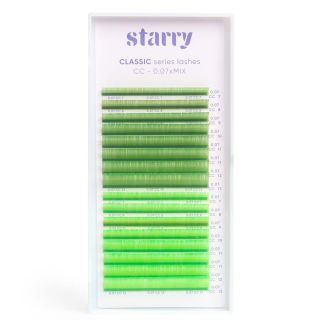 Cils vert / vert claire CC 0,07 MIX 7-13mm