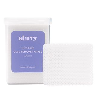 Lingettes non pelucheuses pour enlever la colle 200 pcs 1 Starry cils