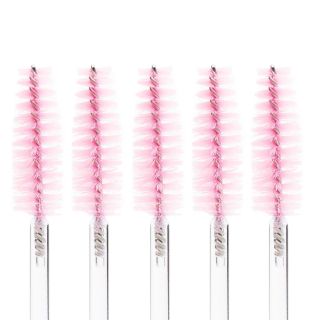 Brosse à cils, rose transparente