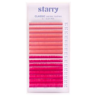 Cils rose / cramoisi C 0,07 MIX 7-13mm 0 Starry cils