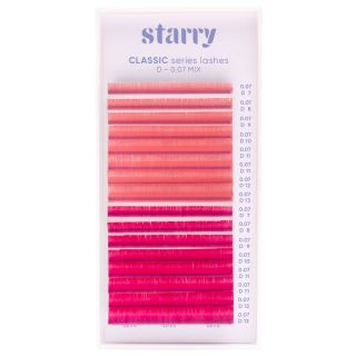 Cils rose / cramoisi D 0,07 MIX 7-13mm 0 Starry cils
