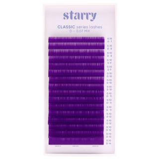 Cils violets D 0.07 MIX 7-14mm 0 Starry cils
