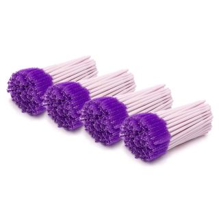 Brosse à cils 4x100 pcs, violet foncé 0 Starry cils