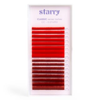 Cils rouge / rouge foncé CC 0,07 MIX 7-13mm