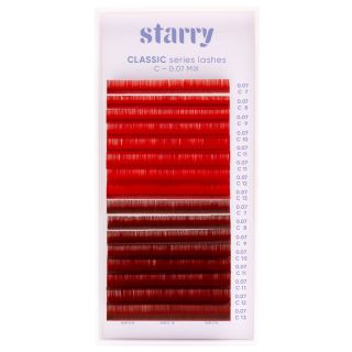 Cils rouge / rouge foncé C 0,07 MIX 7-13mm