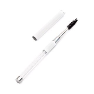 Brosse à cils avec cristaux, blanc 3 Starry cils