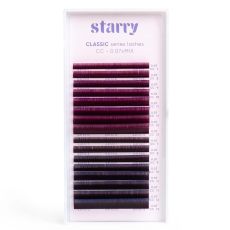 Cils ombre violet - bleu CC 0,07 MIX 7-13mm