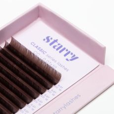 Cils bruns L 0,07 mm MIX 6-13mm