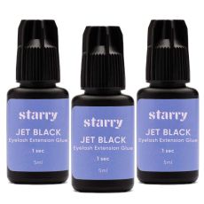Colle à cils JET BLACK 3 pcs 0 Starry cils