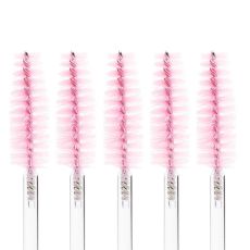 Brosse à cils, rose transparente