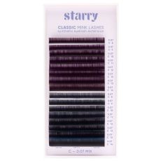 Cils ombre violet - bleu C 0,07 MIX 8-14mm 0 Starry cils